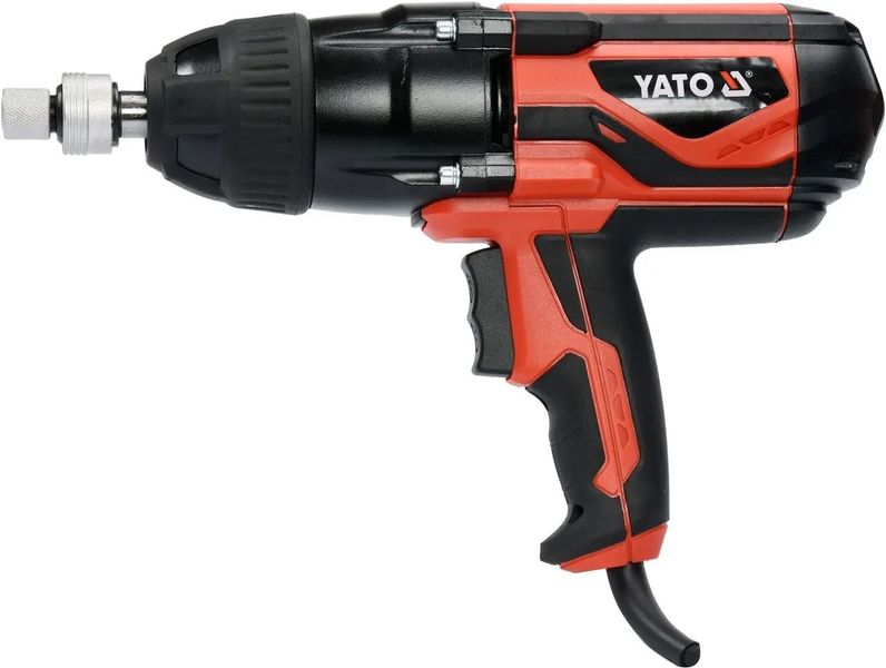 Гайковерт ударний YATO 1/2" 1020 ВТ 600 НМ 2600 об/хв + 4 головки та кейс YT-82021 фото