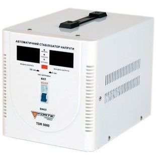Стабілізатор релейний (1 Ф) - TDR-5000VA (5кВт) (FORTE) 6908078956424 фото