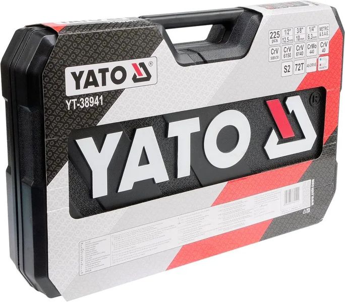 Набор инструментов YATO 225 предметов YT-38941 фото