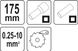 Кліщі для обтискання і зачістки проводів YATO, L= 175 мм, AWG 23-7; 0,25-10 мм² YT-23051 фото 4