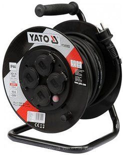 Подовжувач мережевий на котушці 3-жильний YATO YT-81053 фото