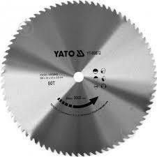 ДИСК ПИЛЬНЫЙ ПО ДЕРЕВУ YATO 500 X 32 X 4.5 X 2.9 ММ 60 ЗУБЦОВ R.P.M ДО 3000 1/МИН YT-60871 фото