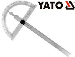 УГЛОМЕР-ТРАНСПОРТИР С ЛИНЕЙКОЙ YATO 120 Х 150 ММ YT-72140 фото